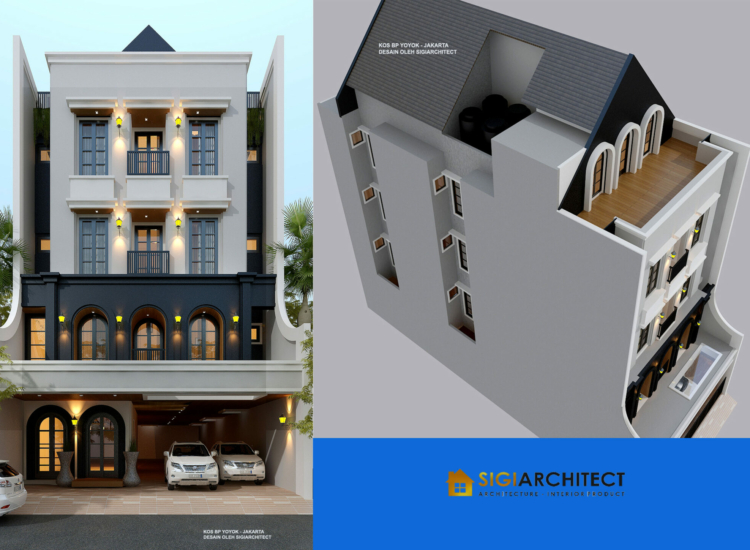 Jasa Arsitek Profesional Desain Rumah Kos & Lift 4 Lantai 2025