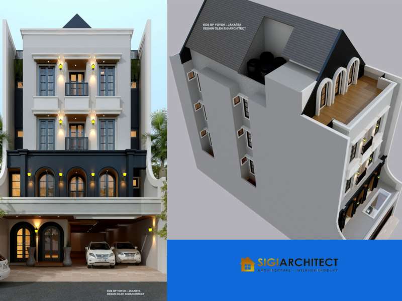 Jasa Arsitek Profesional Desain Rumah Kos & Lift 4 Lantai 2026