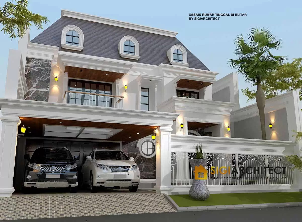 jasa desain rumah klasik arsitek mewah