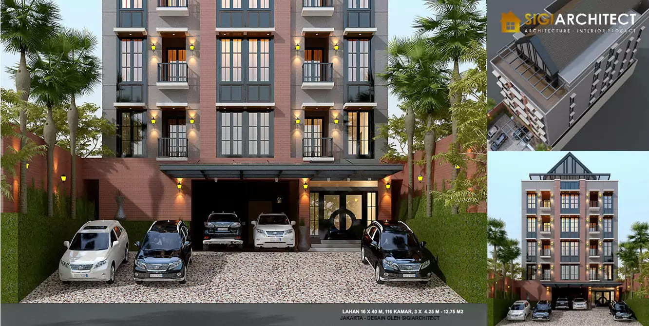 jasa desain kos arsitek rumah mewah