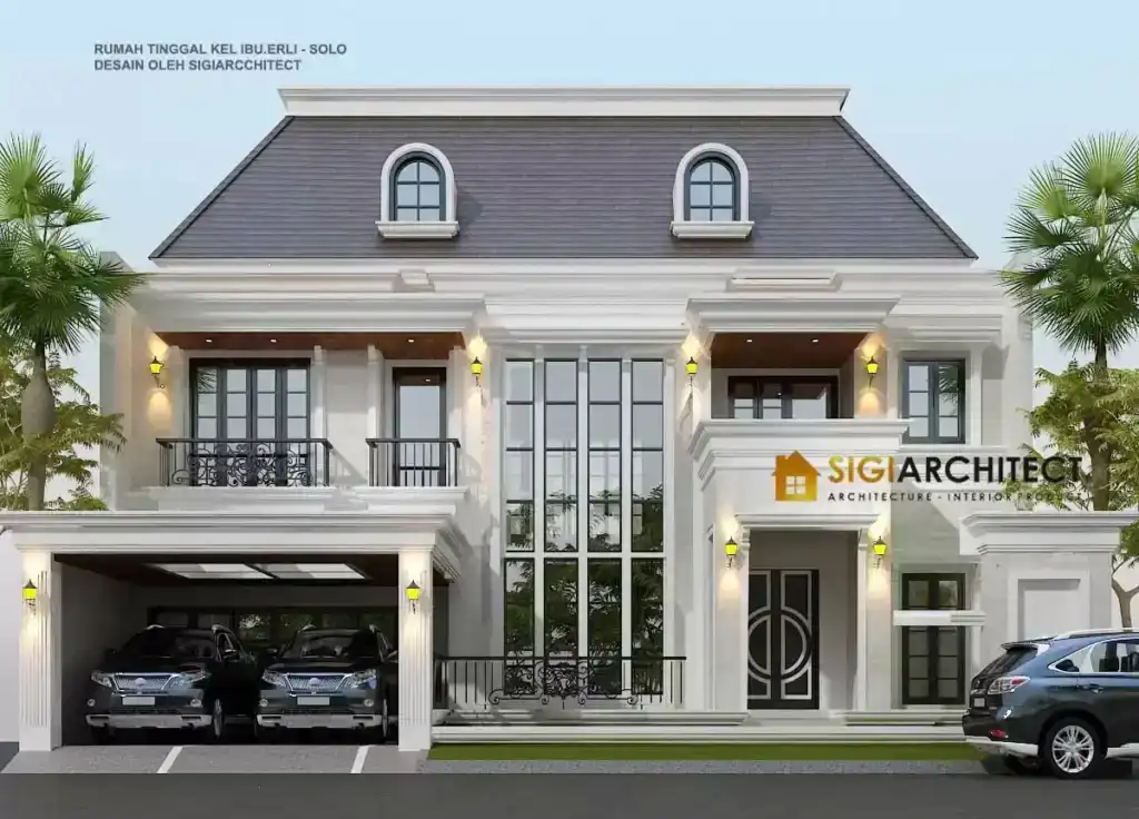 JASA ARSITEK KEDIRI DESAIN RUMAH KLASIK