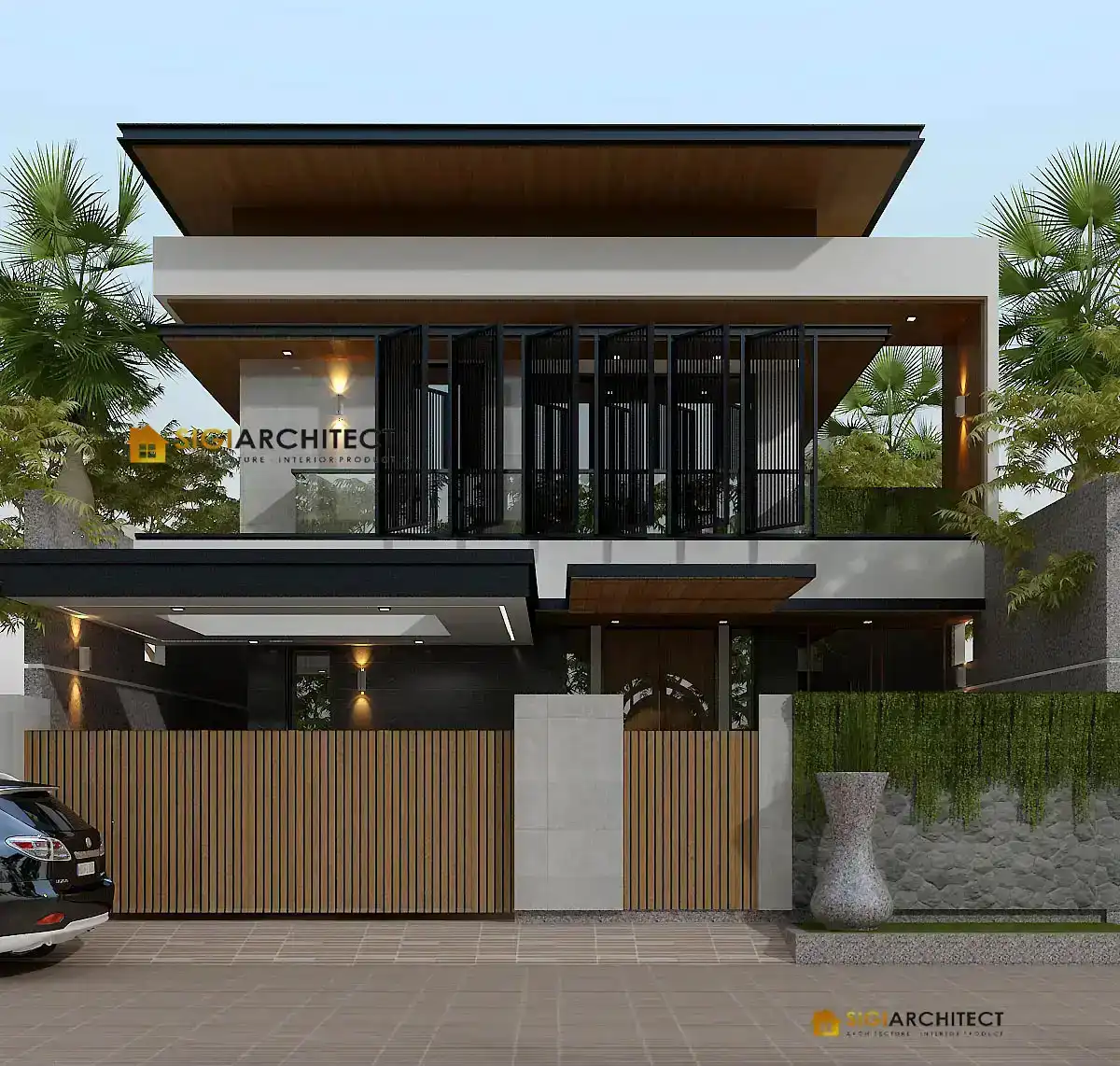 JASA ARSITEK KEDIRI MODEL RUMAH 2 LANTAI