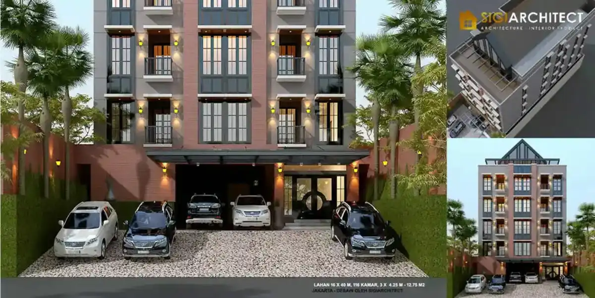 JASA ARSITEK KEDIRI RUMAH KOS HOTEL