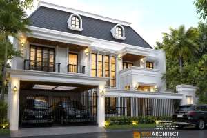 Arsitek Rumah Mewah Klasik 2 Lantai
