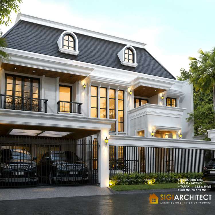 Arsitek Rumah Mewah Klasik 2 Lantai