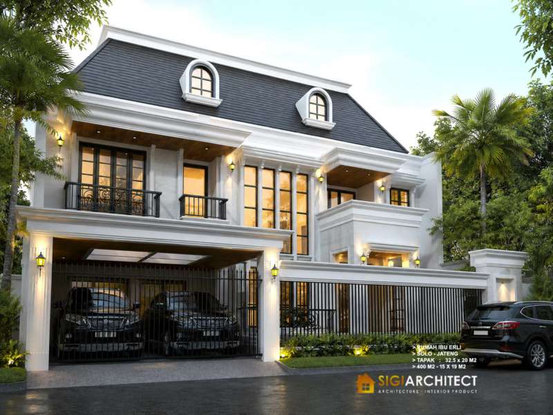 Arsitek Rumah Mewah Klasik 2 Lantai
