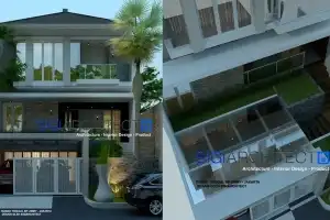 Desain Rumah Mewah 3 Lantai 2026 | Semibasemen Splitlevel