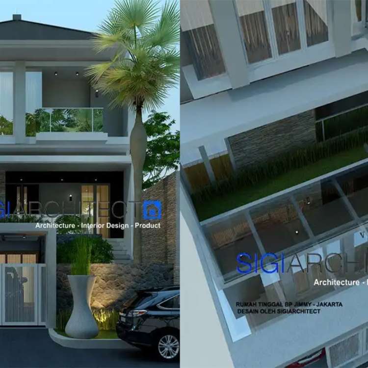 Desain Rumah Mewah 3 Lantai 2026 | Semibasemen Splitlevel