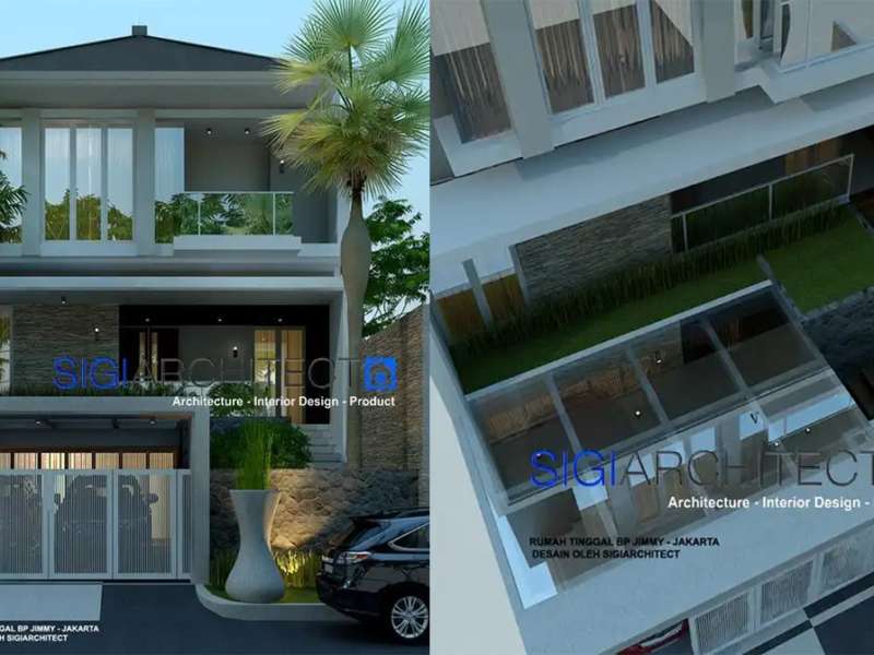 Desain Rumah Mewah 3 Lantai 2026 | Semibasemen Splitlevel