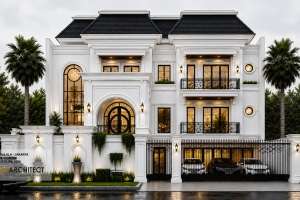 Desain Rumah 3 Lantai American Classic 2026
