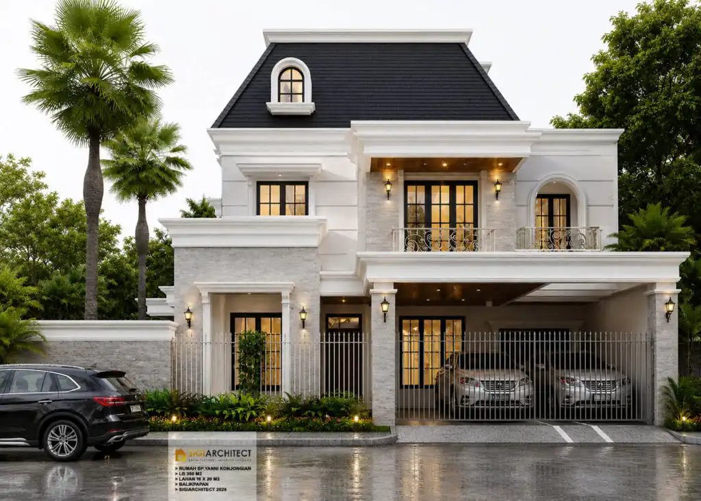 RUMAH HOOK 2 LANTAI KLASIK sigiarchitect