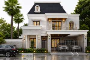 Rumah Hook 2 Lantai Desain Klasik Modern 2026
