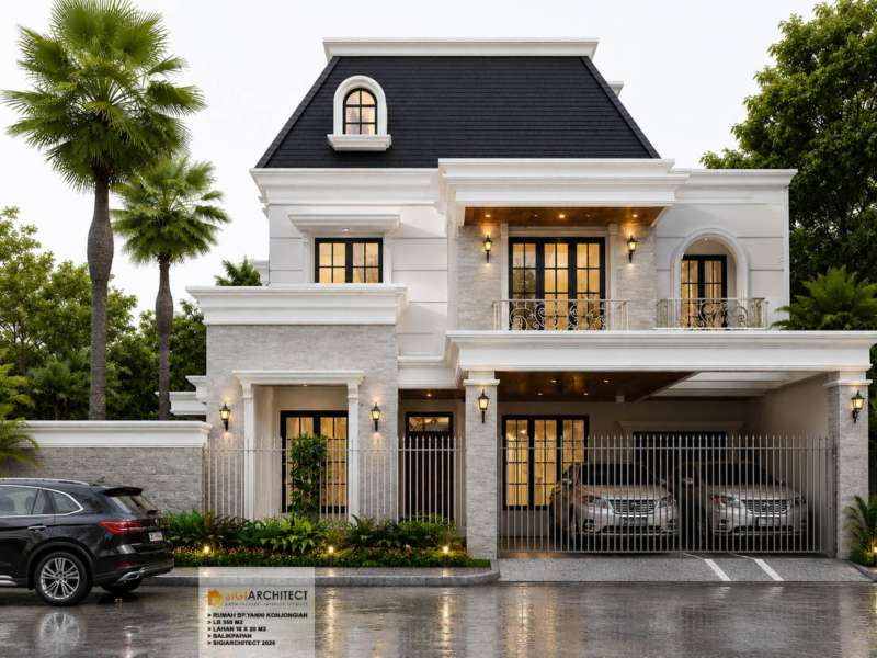 Rumah Hook 2 Lantai Desain Klasik Modern 2026