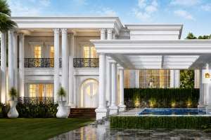 Desain Rumah Klasik 500 M2, 2 Lantai 2026