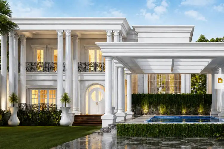 Desain Rumah Klasik 500 M2, 2 Lantai 2026