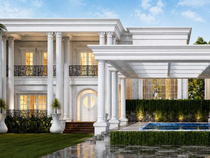Desain Rumah Klasik 500 M2, 2 Lantai 2026