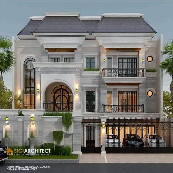 JASA ARSITEK KEDIRI DESAIN RUMAH MEDITERAN KLASIK