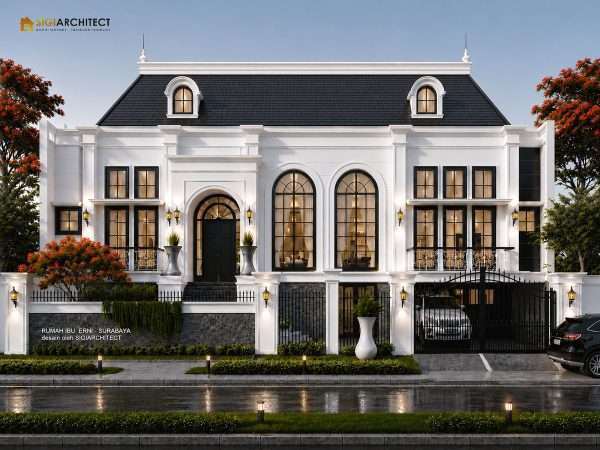 JASA ARSITEK RUMAH KLASIK 1 LANTAI SIGIARCHITECT