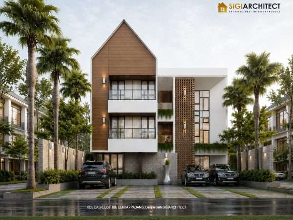 JASA ARSITEK RUMAH KOS 3 LANTAI SIGIARCHITECT