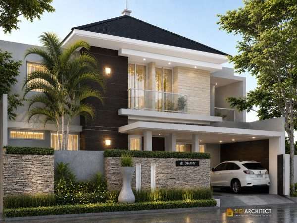 JASA ARSITEK RUMAH TROPIS 2 LANTAI SIGIARCHITECT