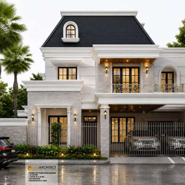 RUMAH HOOK 2 LANTAI KLASIK sigiarchitect