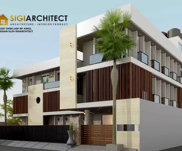 desain kos kamar mandi dalam 2 lantai sigiarchitect 2025