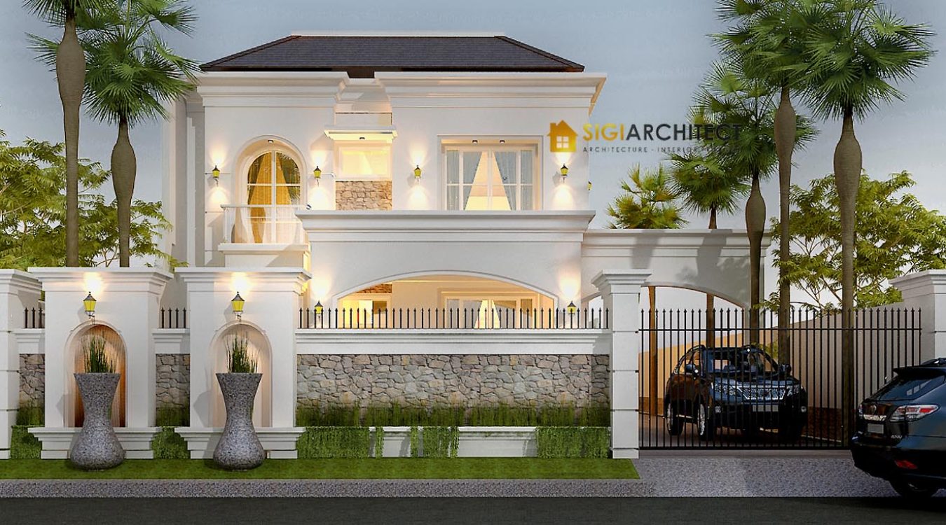 jasa arsitek desain rumah klasik modern american style