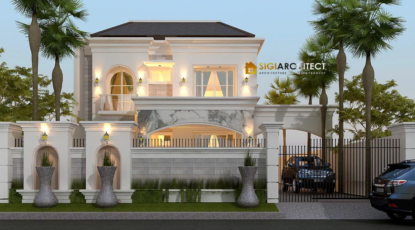 jasa arsitek desain rumah tropis klasik modern